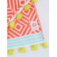 Beach Towel Fouta BANANA MOON Nancy Marbella Orange