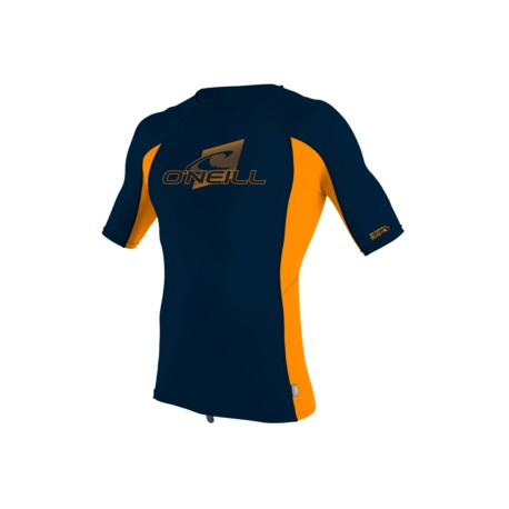 Lycra O'Neill Youth Premium Skins Short Sleeve Abyss Blaze Abyss