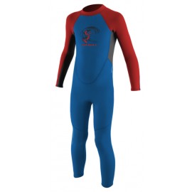 O'Neill Toddler Reactor Wetsuit Boy 2/2mm Ocean Graphite Red