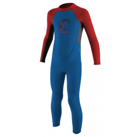 O'Neill Toddler Reactor Wetsuit Boy 2/2mm Ocean Graphite Red