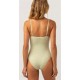 RHYTHM Maisy Check Classic Sage 1 Piece Swimsuit