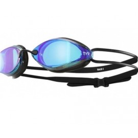 TYR Tracer X Racing Mirrored Blue Black Goggles