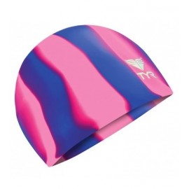 Unisex SILICONE Swimming Cap TYR Multico Purple Pink