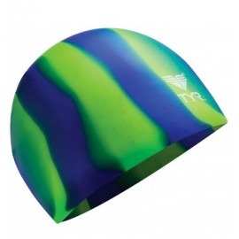 Bonnet De Natation en SILICONE Mixte TYR Multico Green