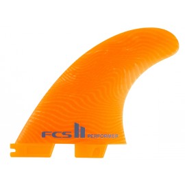 Ailerons FCSII Performer Neo Glass Medium Mango Tri Fins