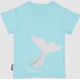 Children's T-Shirt Rooster in Paste Dolphin Sky Blue