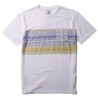 Tee Shirt VISSLA Blurred Horizons SS Poket Vintage White