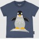 Tee Shirt Enfant Coq en pâte Pingouin Bleu