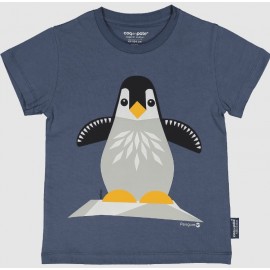 Children's T-Shirt Blue Penguin Dough Rooster