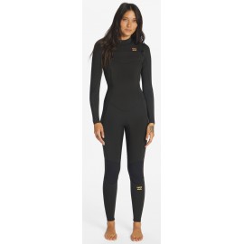 Billabong Synergy Women Wetsuit Chest Zip 3/2mm Wild Black