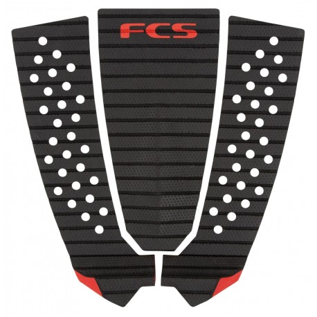 FCS Surf Pad Filipe Toledo Tread Lite Black Red