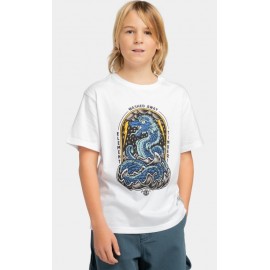 Junior Tee Shirt ELEMENT From The Deep Optic White