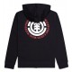 Junior Sweatshirt ELEMENT Seal Bp Zip Flint Black