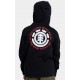 Junior Sweatshirt ELEMENT Seal Bp Zip Flint Black