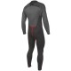 Wetsuit Sooruz Men Fly+ Back Zip 4/3mm Grey