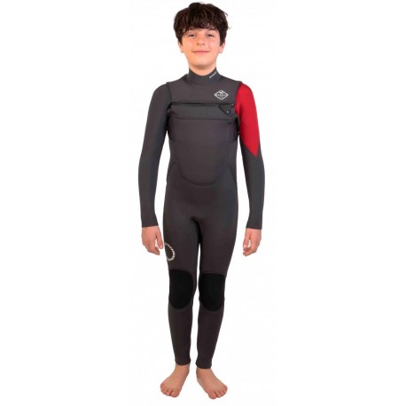 Junior Wetsuit Sooruz Fly+ Chest Zip 5/4mm Grey