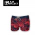 Maillot De Bain Boxer Homme SUN PROJECT Jungle Rouge et Marine