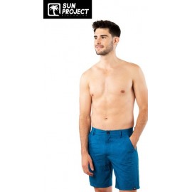 Men's Walkshort SUN PROJECT Banana Leaves Blue