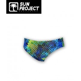 Maillot De Bain Slip Homme SUN PROJECT Racing Bleu