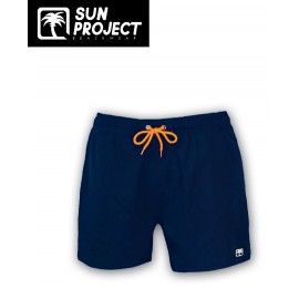 Boardshort Homme SUN PROJECT Bleu Foncé