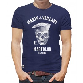 Tee Shirt Homme Stered Marin Vaillant Bleu Océan