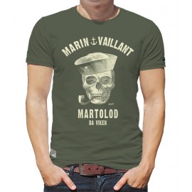 Tee Shirt Homme Stered Marin Vaillant Kaki