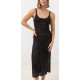 Robe RHYTHM Marketta Knit Midi Dress Black