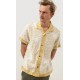 Men's Shirt RHYTHM Shippo Cuban Linen Natural