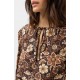 Haut Femme RHYTHM Cantabria Floral Brown