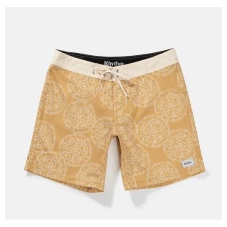 Boardshort RHYTHM Shippo Trunk Mustard