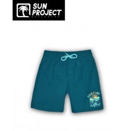 Boardshort Enfant Sun Project Surfing California Pétrole