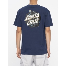 Tee Shirt SANTA CRUZ Wooten Ominous Dot Midnight Blue