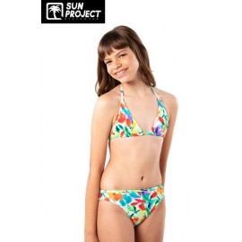 Maillot de Bain Tankini Noir/Rayures Femme Sun Project