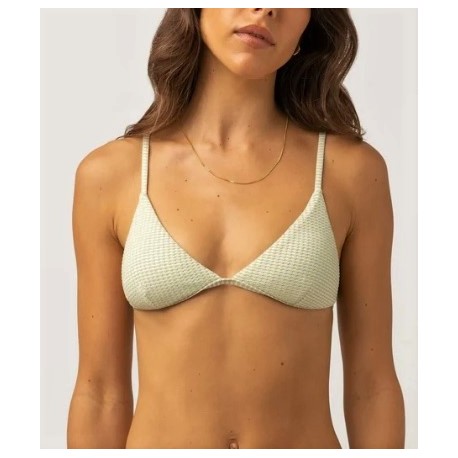 Haut De Maillot De Bain RHYTHM Maisy check Bralette Top Sage