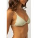 Haut De Maillot De Bain RHYTHM Maisy check Bralette Top Sage