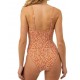 Maillot de Bain 1 Pièce RHYTHM Adina Paisley Minimal Terracotta