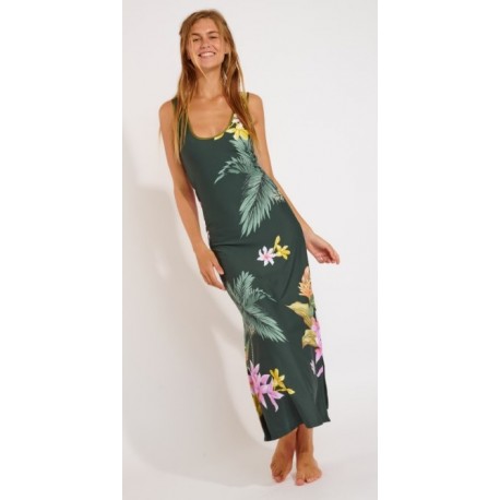 Long Dress BANANA MOON Mehiti Beachdress Khaki - Breizh Rider Long Dress BANANA MOON Mehiti Beachdress Khaki - Breizh Rider