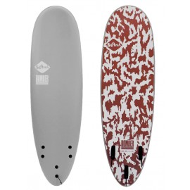 Surf Softech Bomber FCSII 6'4 Grey Dusty Red