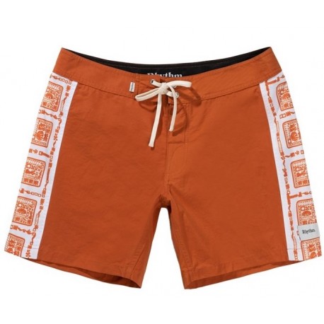 RHYTHM Boardshorts Heritage Stamp Trunk Spice