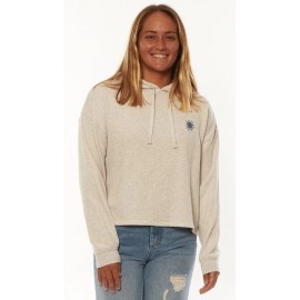 Sweat Femme SISSTREVOLUTION High Seas LS Crop Snow Heather