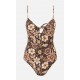 One Piece Swimsuit RHYTHM Cantabria Tie Front Brown