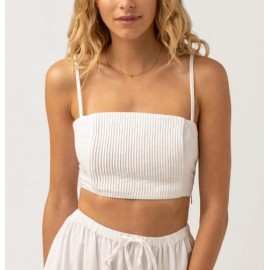 Haut RHYTHM Quinn Crop Top White