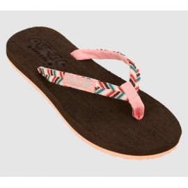 Junior Cool Shoe Space Trip Girl Flip Flops Brownie