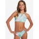 BILLABONG Mermaid Foeels High Neck Light Lagoon Junior Swimsuit Set