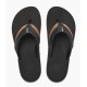 Tongs Homme Reef Cushion Dawn Black Tan