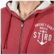 STERED Men's Sherpa Lined Anchor Brick Sweatshirt