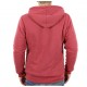 STERED Men's Sherpa Lined Anchor Brick Sweatshirt