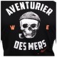 Tee Shirt Homme Stered Aventurier Remix Dos Noir