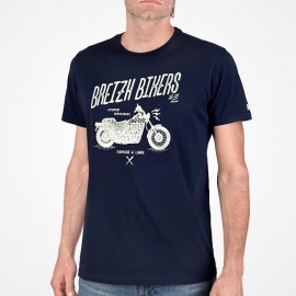 Tee Shirt Homme Stered Bikers Marine