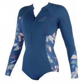 Women's Shorty Sooruz Divine Long Sleeves 1/1mm Blue